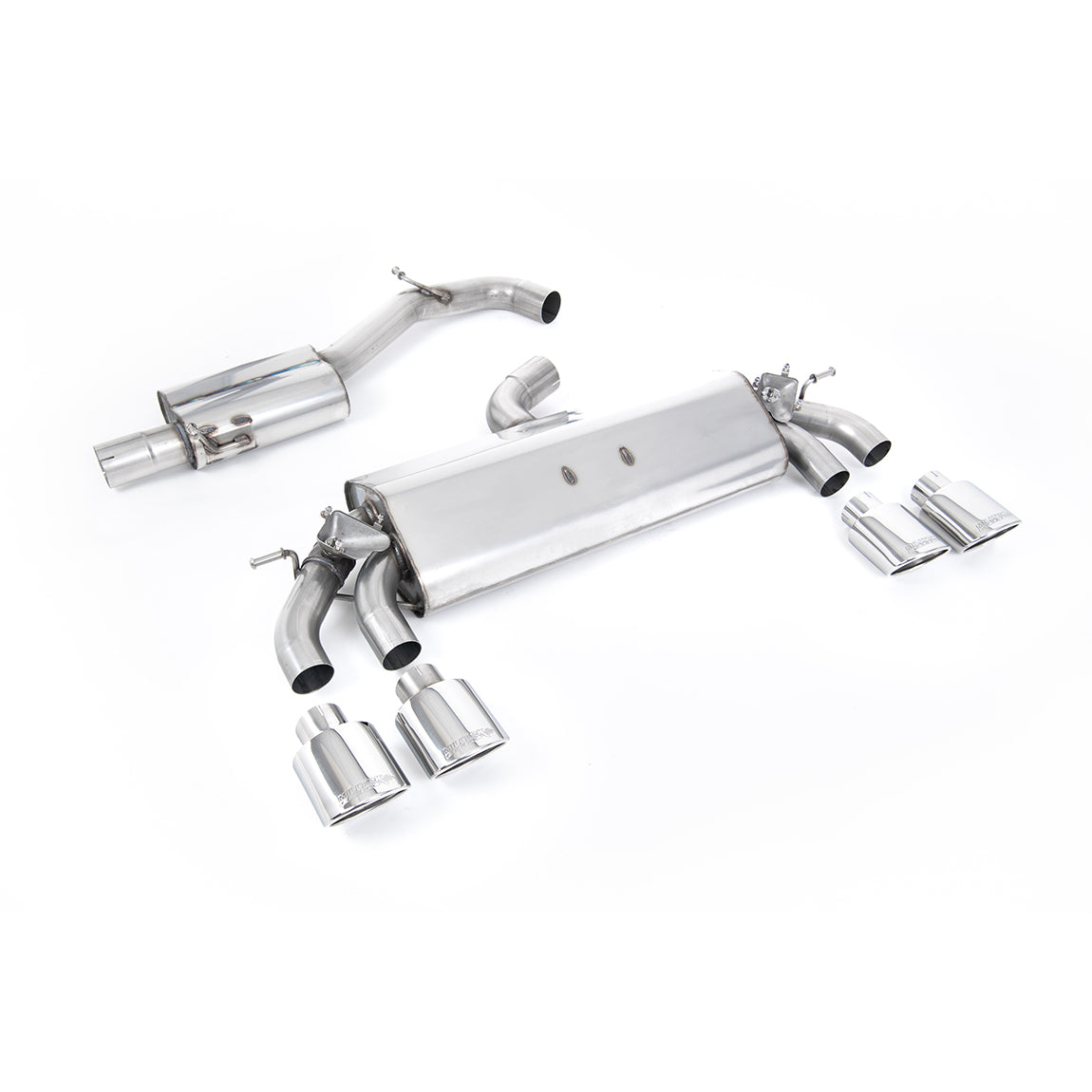 Système d'échappement arrière Milltek Sport pour VW Golf R Mk7.5 (sans GPF)