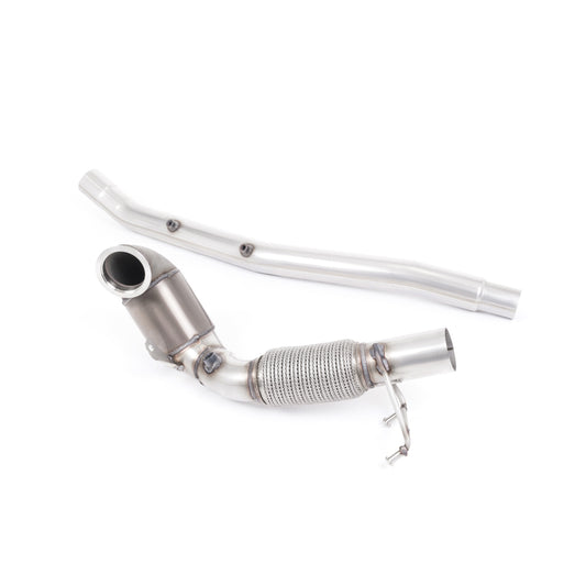 Milltek Sport VW Golf R Mk7.5 (GPF) Cast Downpipe Race Cat Exhaust