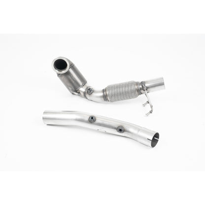 Milltek Sport VW Golf GTI Mk7.5 (TCR & Performance Pack, GPF) Downpipe Hi-Flow Sports Cat Exhaust