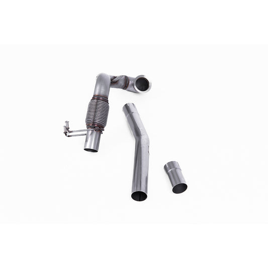 Milltek Sport VW Polo GTI Mk6 2.0 TSI (Non-GPF) Downpipe De-Cat Exhaust