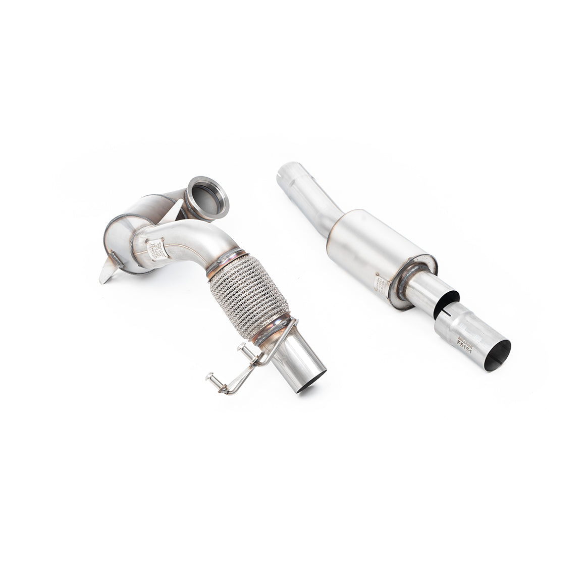 Échappement Milltek Sport pour VW Polo GTI Mk6 2.0 TSI (sans GPF) Downpipe Hi-Flow Race Cat