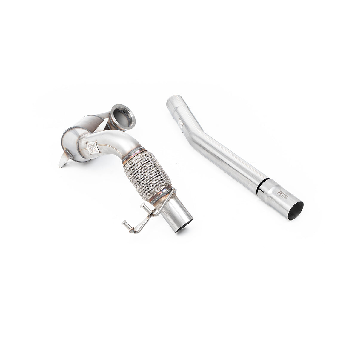 Échappement Milltek Sport pour VW Polo GTI Mk6 2.0 TSI (sans GPF) Downpipe Hi-Flow Race Cat