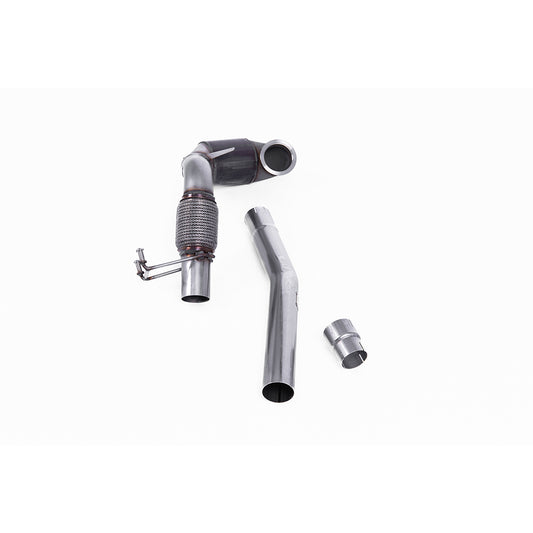 Milltek Sport VW Polo GTI Mk6 2.0 TSI (Non-GPF) Downpipe Hi-Flow Race Cat Exhaust