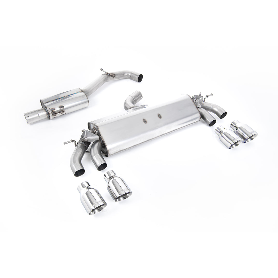 Système d'échappement arrière Milltek Sport pour VW Golf R Mk7.5 (sans GPF)