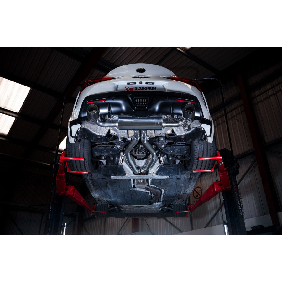 Sistema de escape trasero GPF del modelo Scorpion Supra A90 3.0T GPF