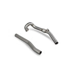 Sistema de escape de tubo descendente Scorpion Audi S3 8V y Golf R Mk7