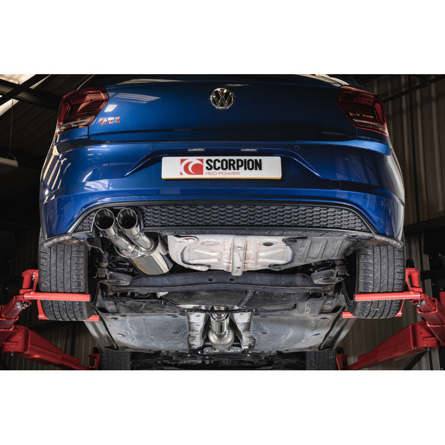 Système d'échappement Cat-Back Scorpion pour VW Golf R Mk7 (modèles pré-lifting)