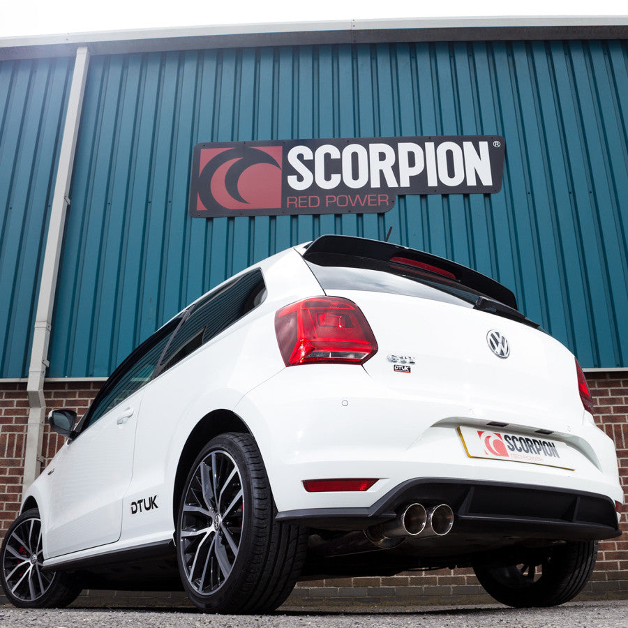 Scorpion VW Polo GTI Mk5 6C Facelift Cat-Back Exhaust System