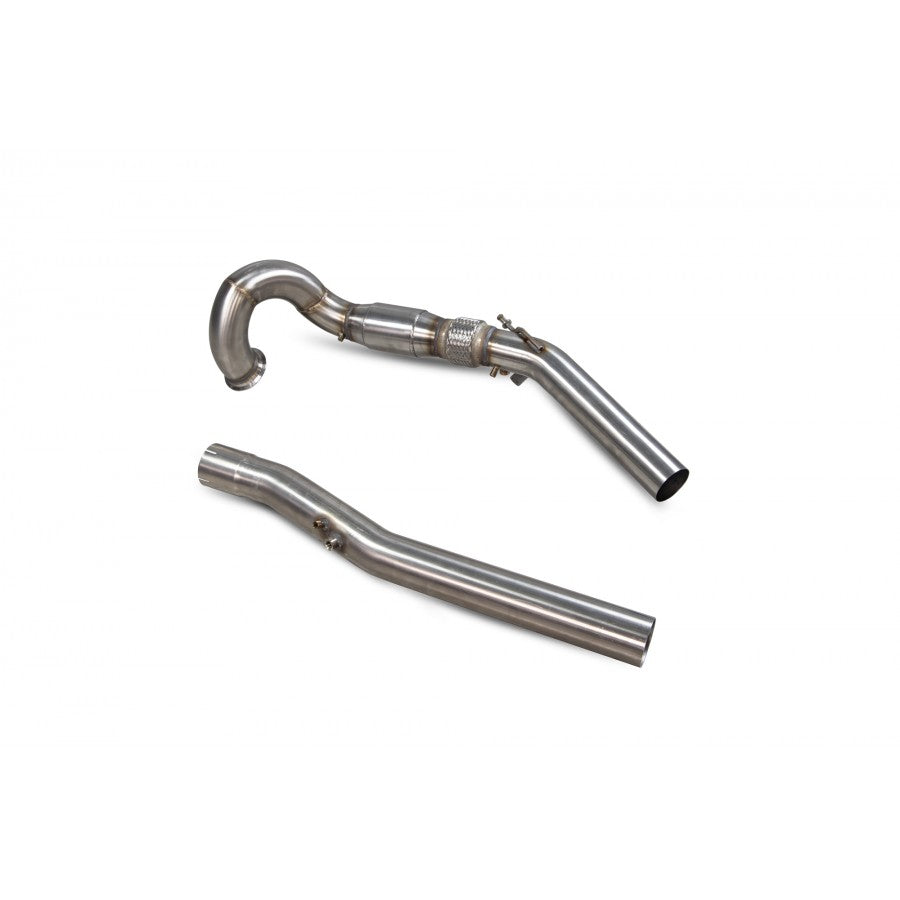 Sistema de escape de bajada Scorpion para Audi S3 8V.2 y Golf R Mk7.5 GPF