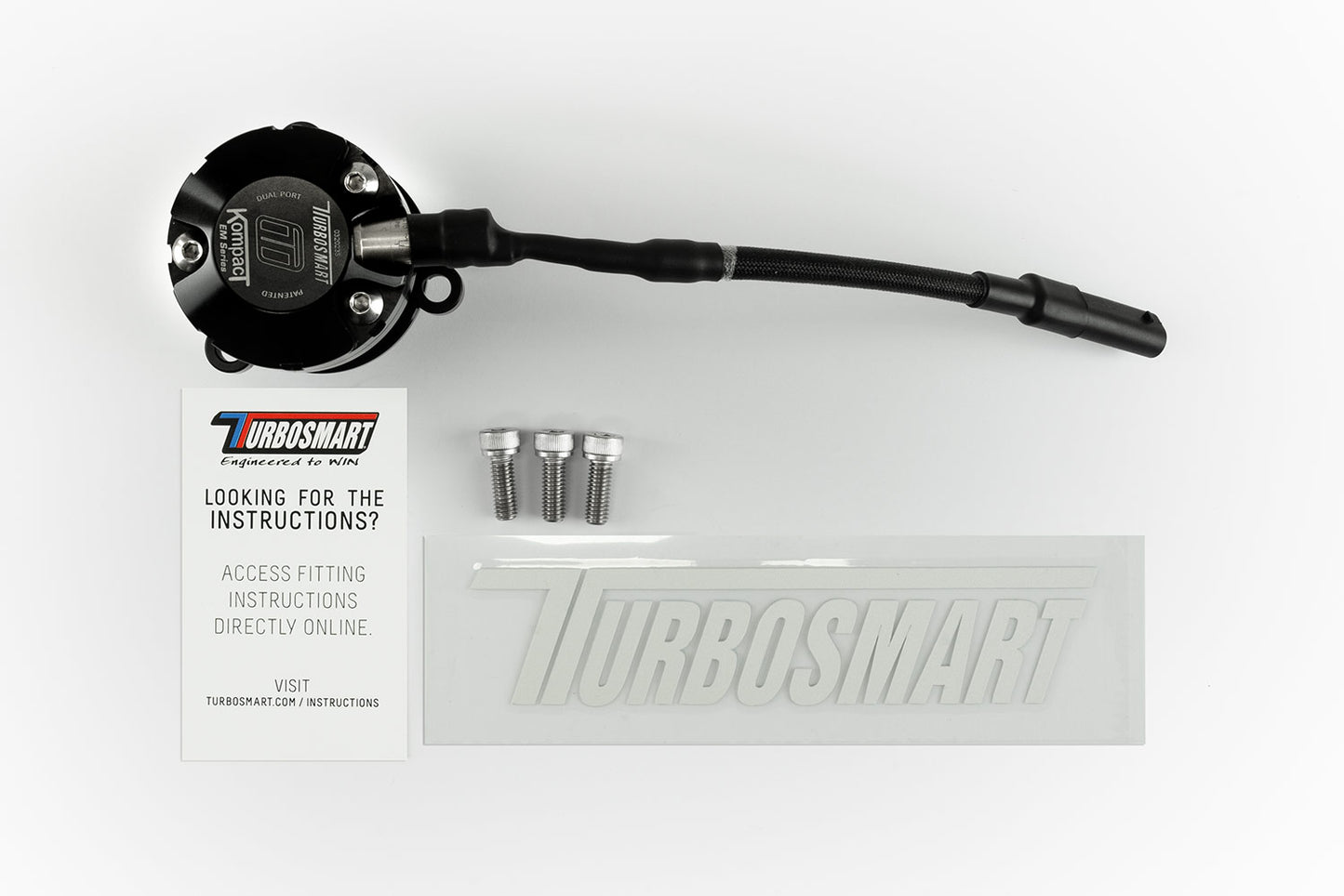 Turbosmart Kompact EM VR18 Dual Port Blow Off Valve - Audi S3 8Y and VW Golf GTI and R Mk8