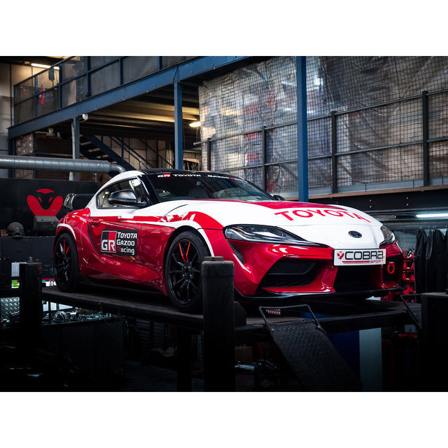 Escape de alto rendimiento con válvula Cat Back Cobra Sport para Toyota GR Supra (A90 Mk5)