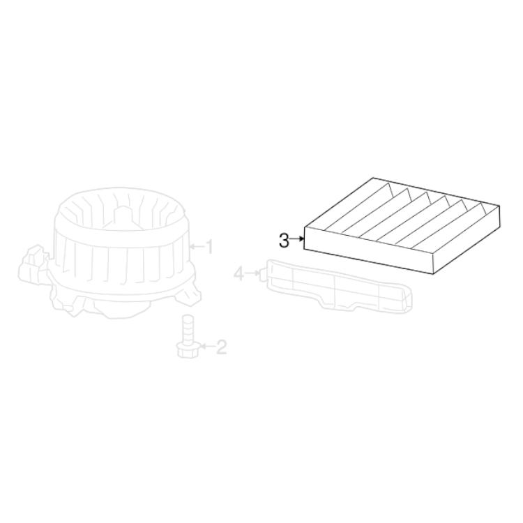Genuine Toyota Cabin Filter - Toyota GR86 ZN8 FA24