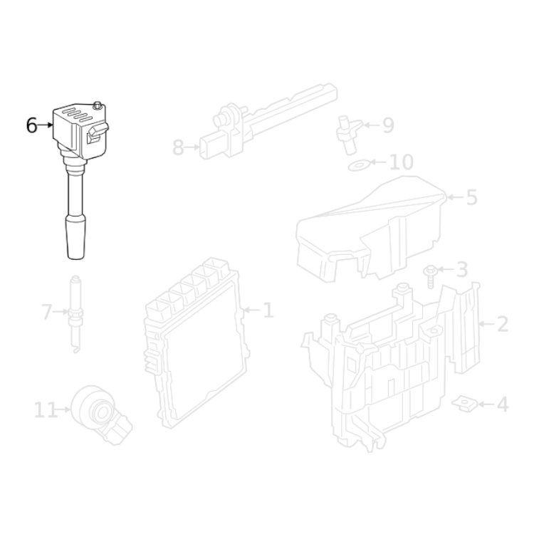 Genuine Toyota Coil Pack - Toyota GR Supra A90 B58