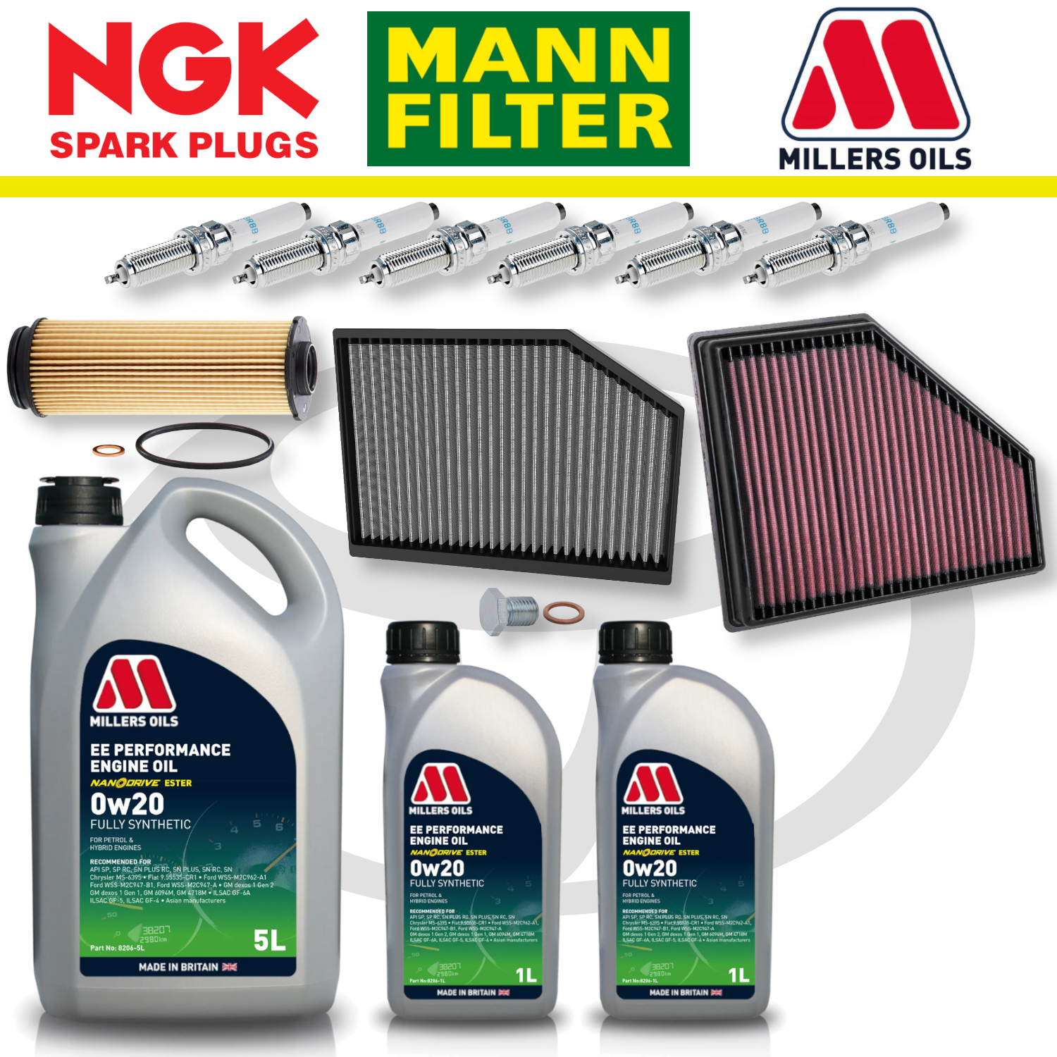 Toyota GR Supra B58 Home Service Pack - Millers Oil Premium