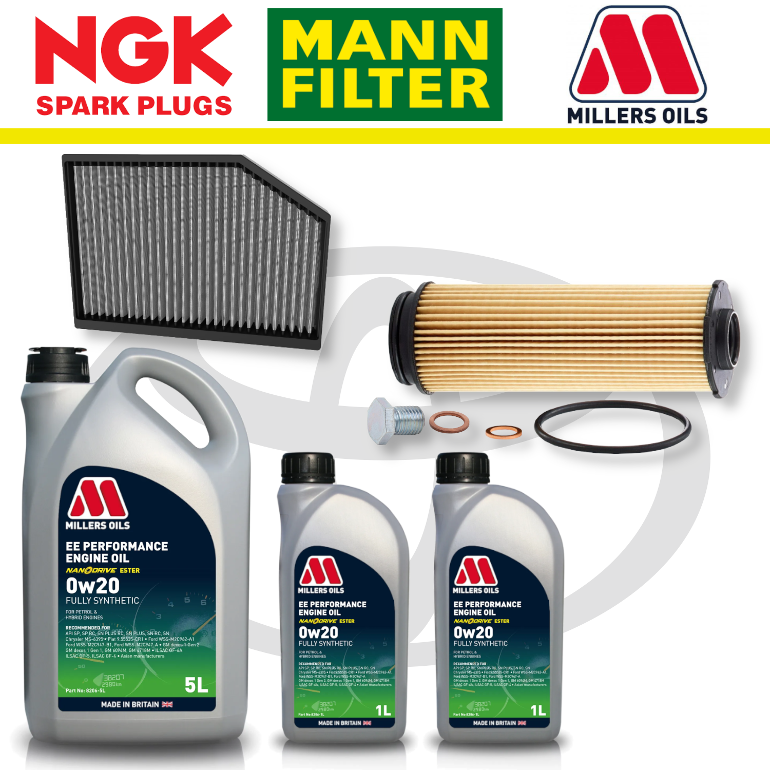 Toyota GR Supra B58 Home Service Pack - Millers Oil Premium