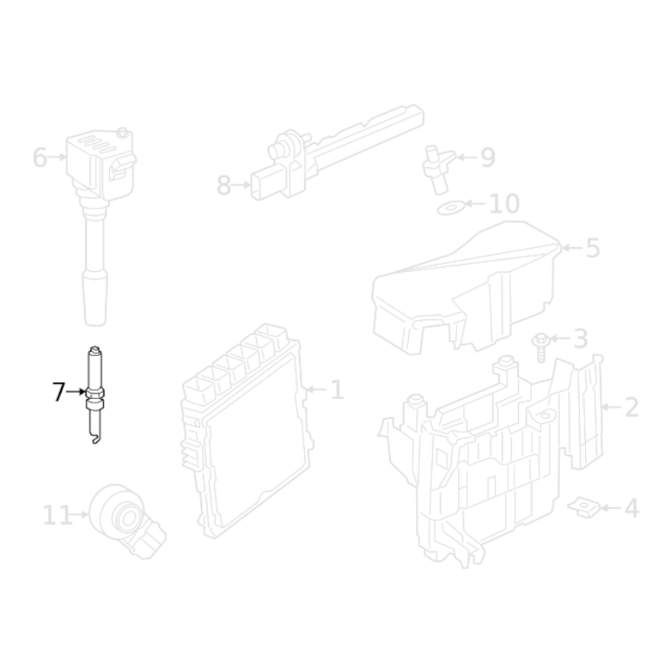 Genuine Toyota Spark Plugs - Toyota GR Supra A90 B58