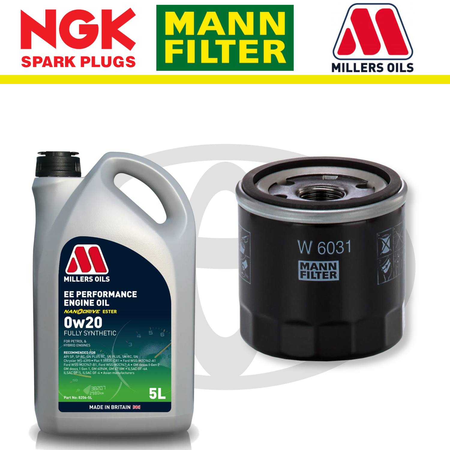 Toyota GR Yaris + Corolla G16E-GTS Home Service Pack - Millers Oil Premium
