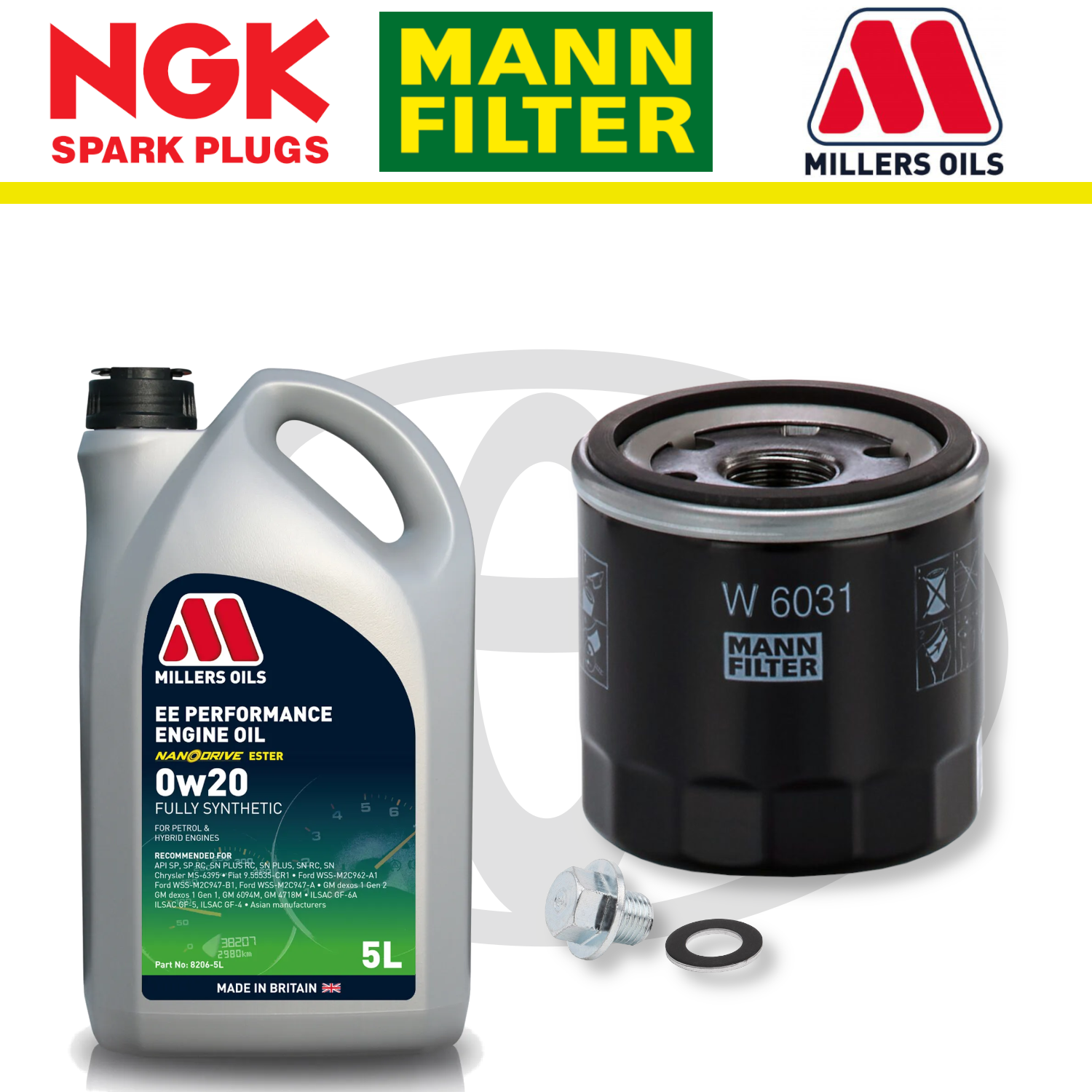 Pack d'entretien à domicile pour Toyota GR Supra B58 - Millers Oil Premium