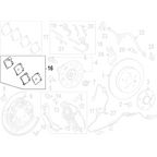 Genuine Toyota Rear Brake Pads - Toyota GR Yaris G16E-GTS