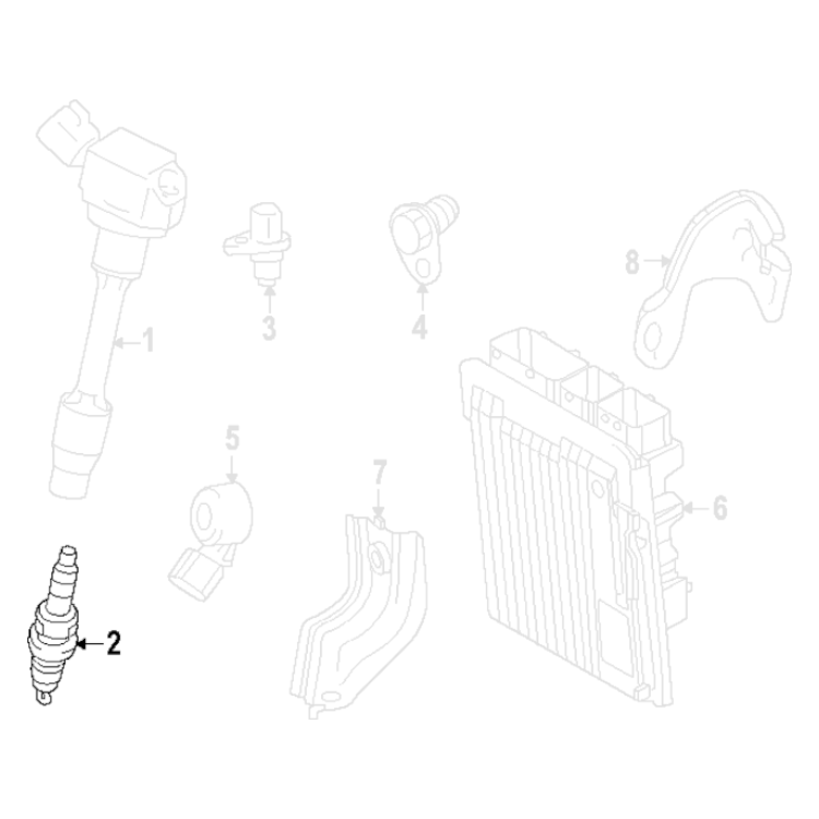 Genuine Toyota Spark Plugs - Toyota GR Yaris G16E-GTS