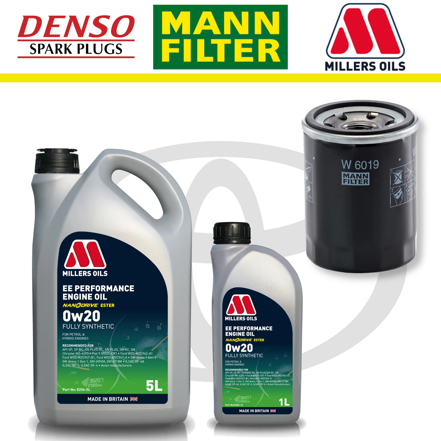 Toyota GT86 FA20 Home Service Pack - Millers Oil Premium