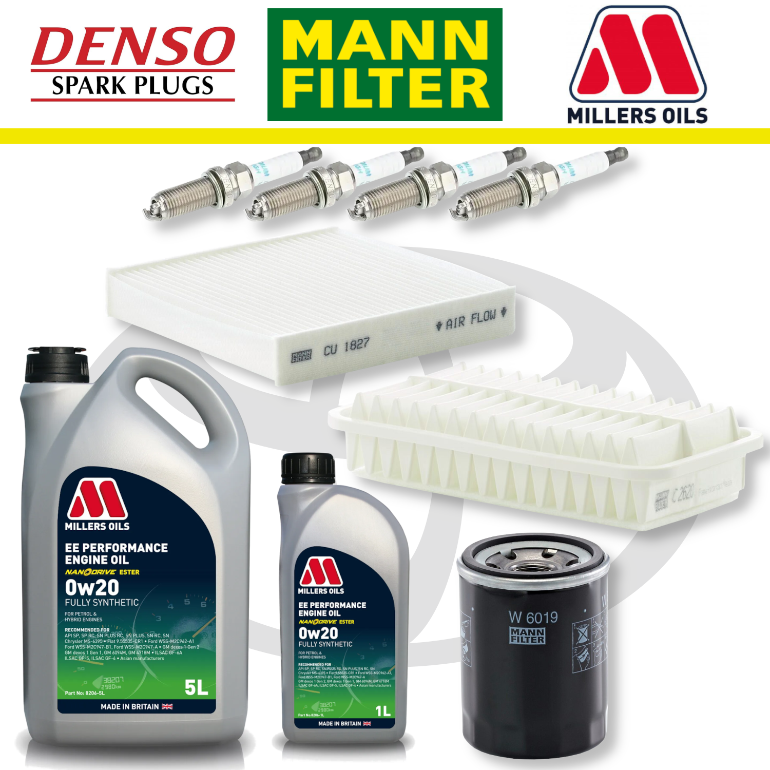 Toyota GT86 FA20 Home Service Pack - Millers Oil Premium