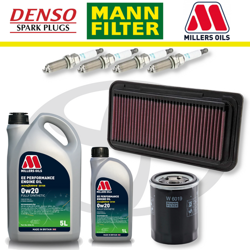 Pack d'entretien à domicile pour Toyota GT86 FA20 - Millers Oil Premium