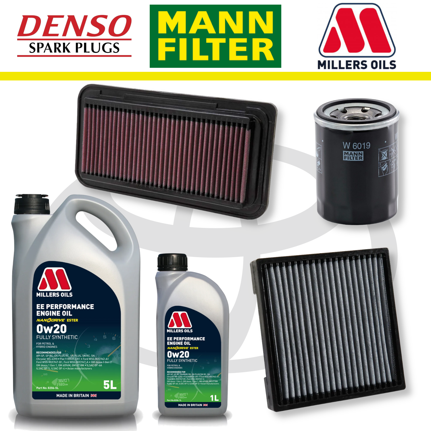 Toyota GT86 FA20 Home Service Pack - Millers Oil Premium