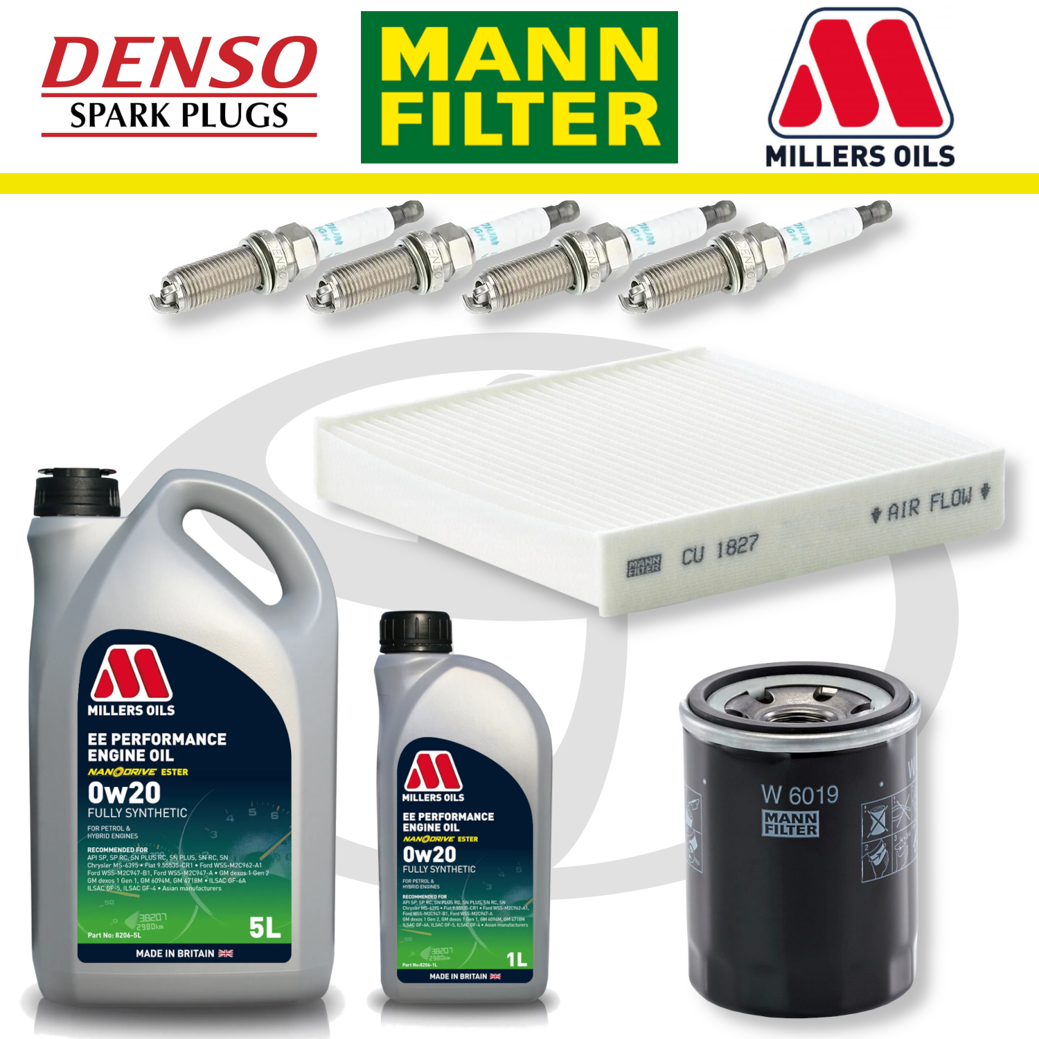 Toyota GT86 FA20 Home Service Pack - Millers Oil Premium