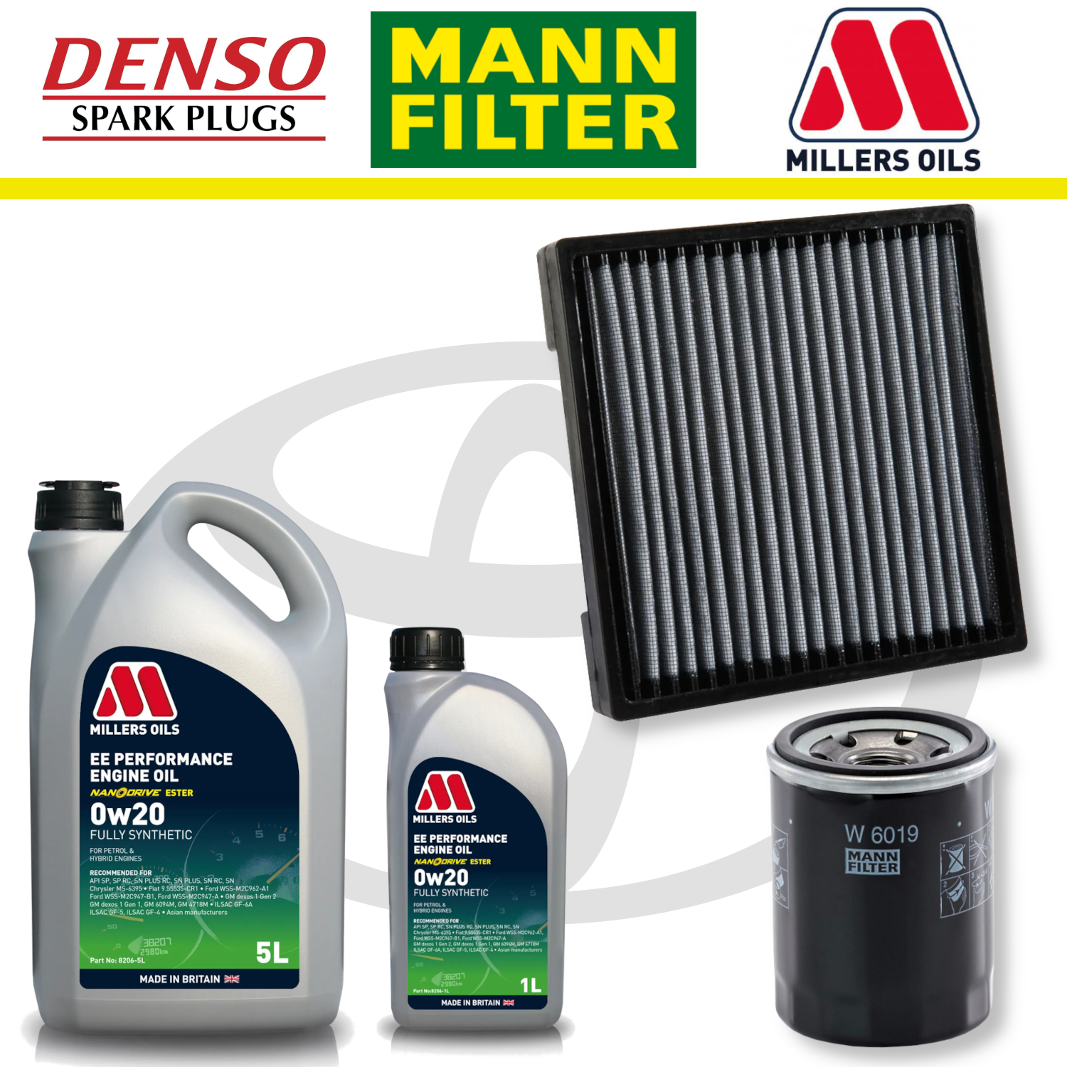 Toyota GT86 FA20 Home Service Pack - Millers Oil Premium