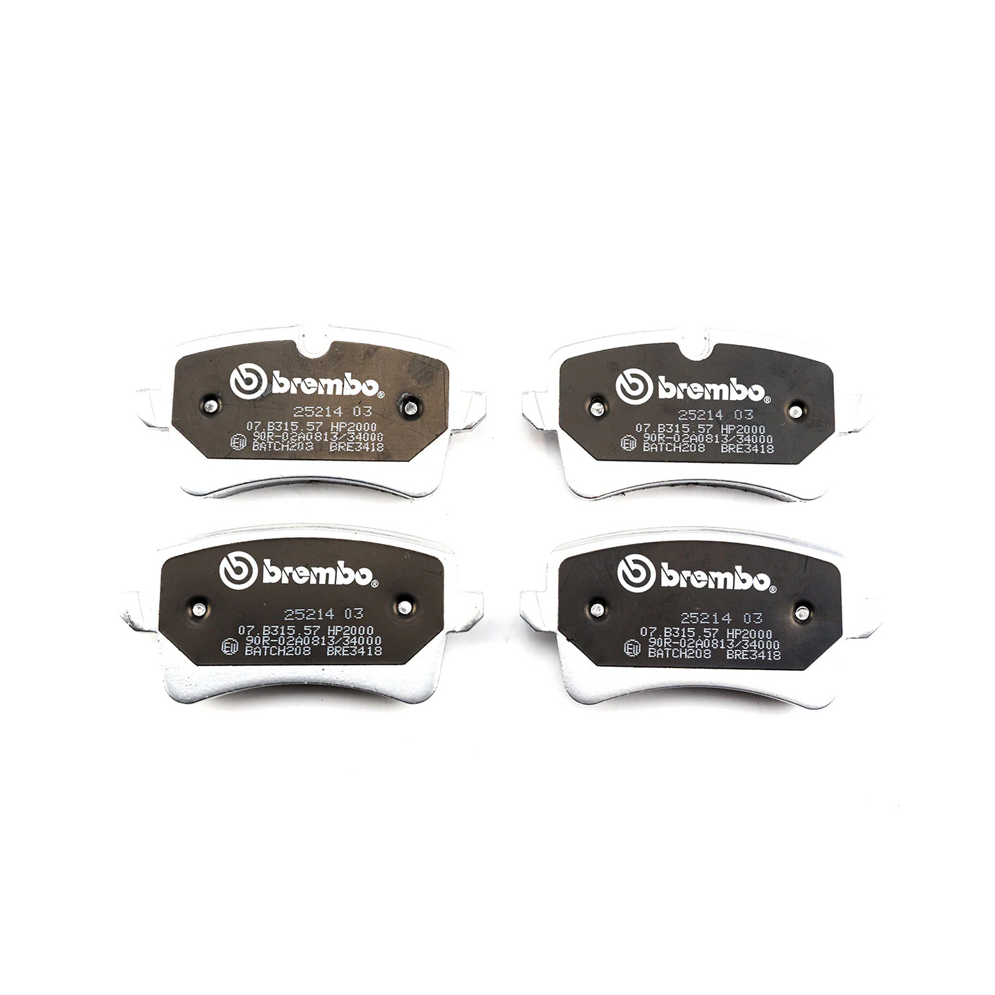 Brembo Sport HP2000 Rear Brake Pads - 07.B315.57 - Audi S4/S5 B9 & RS4/RS5 B8 & RS6 C7