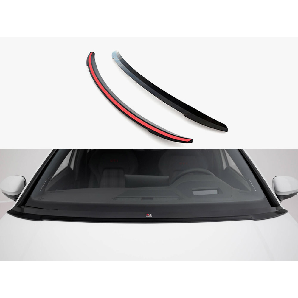 Maxton Design Street Plus Bonnet Extension - VW Golf R Mk8