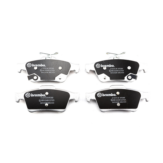 Brembo Sport HP2000 Rear Brake Pads - 07.B315.44 - Ford Focus RS Mk3 & ST250