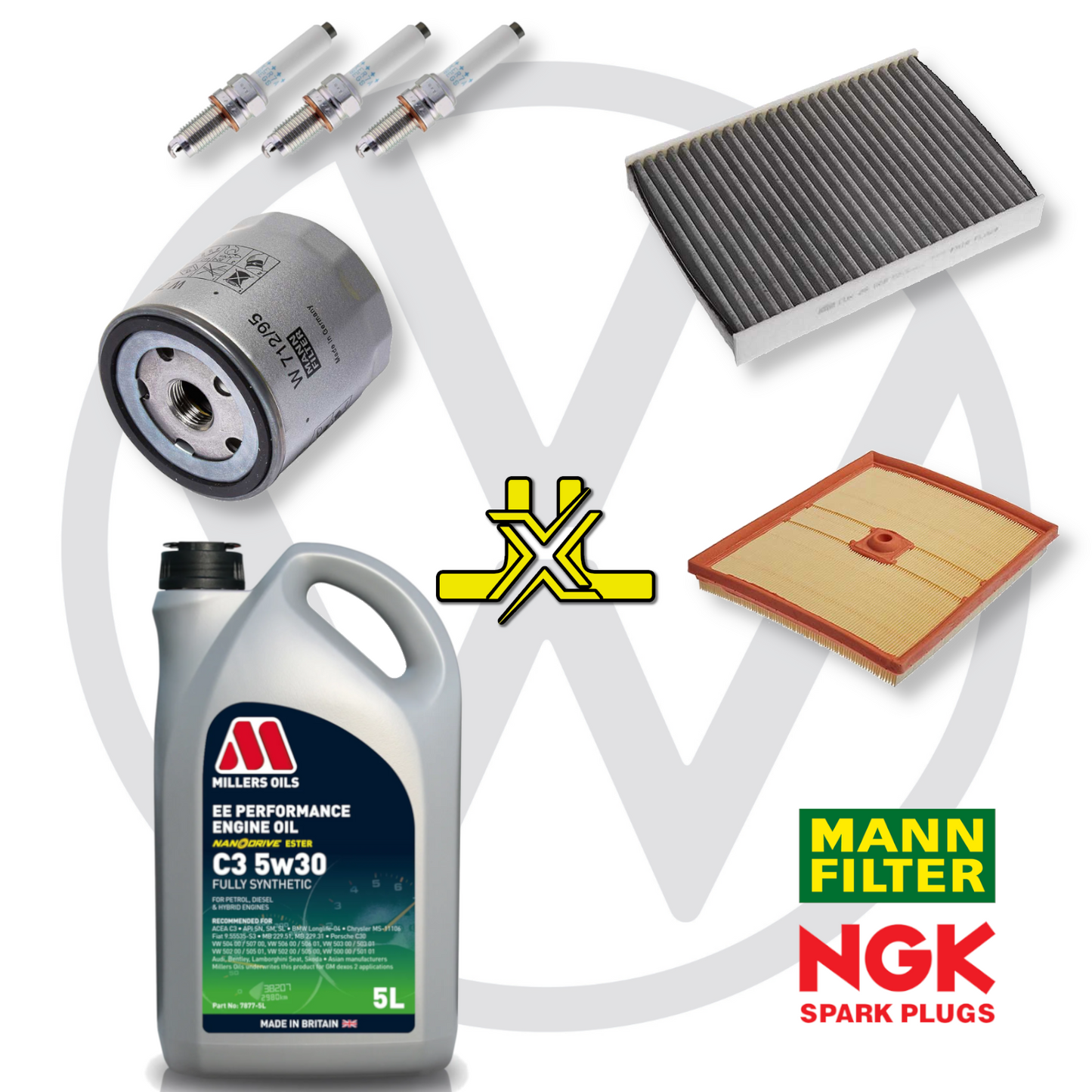 VW Up! GTI Home Service Pack - Millers Oil Premium