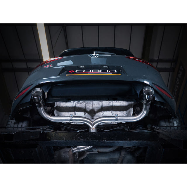 Cobra Sport VW Golf GTI Mk7.5 Race Rear Axle-Back Exhaust System