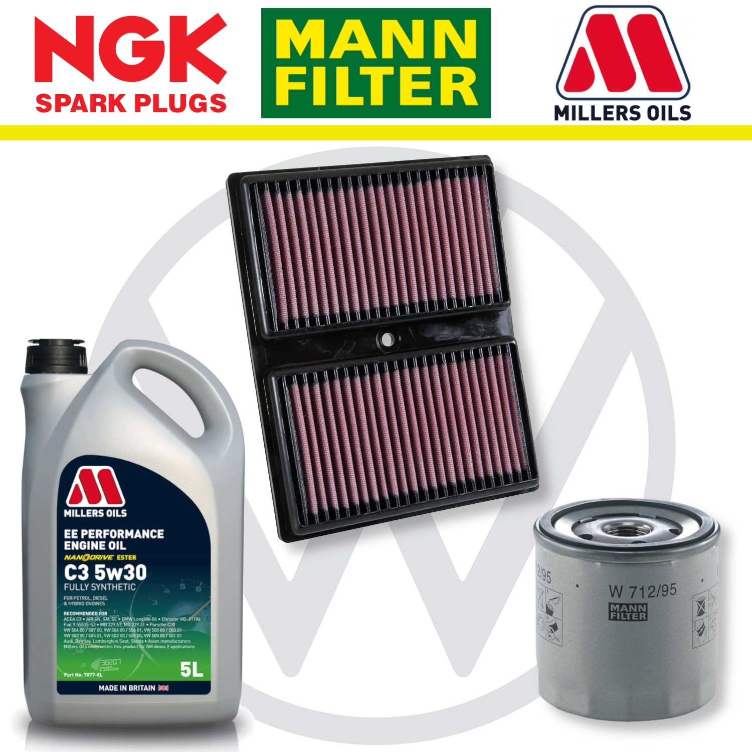 VW Up! GTI Home Service Pack - Millers Oil Premium