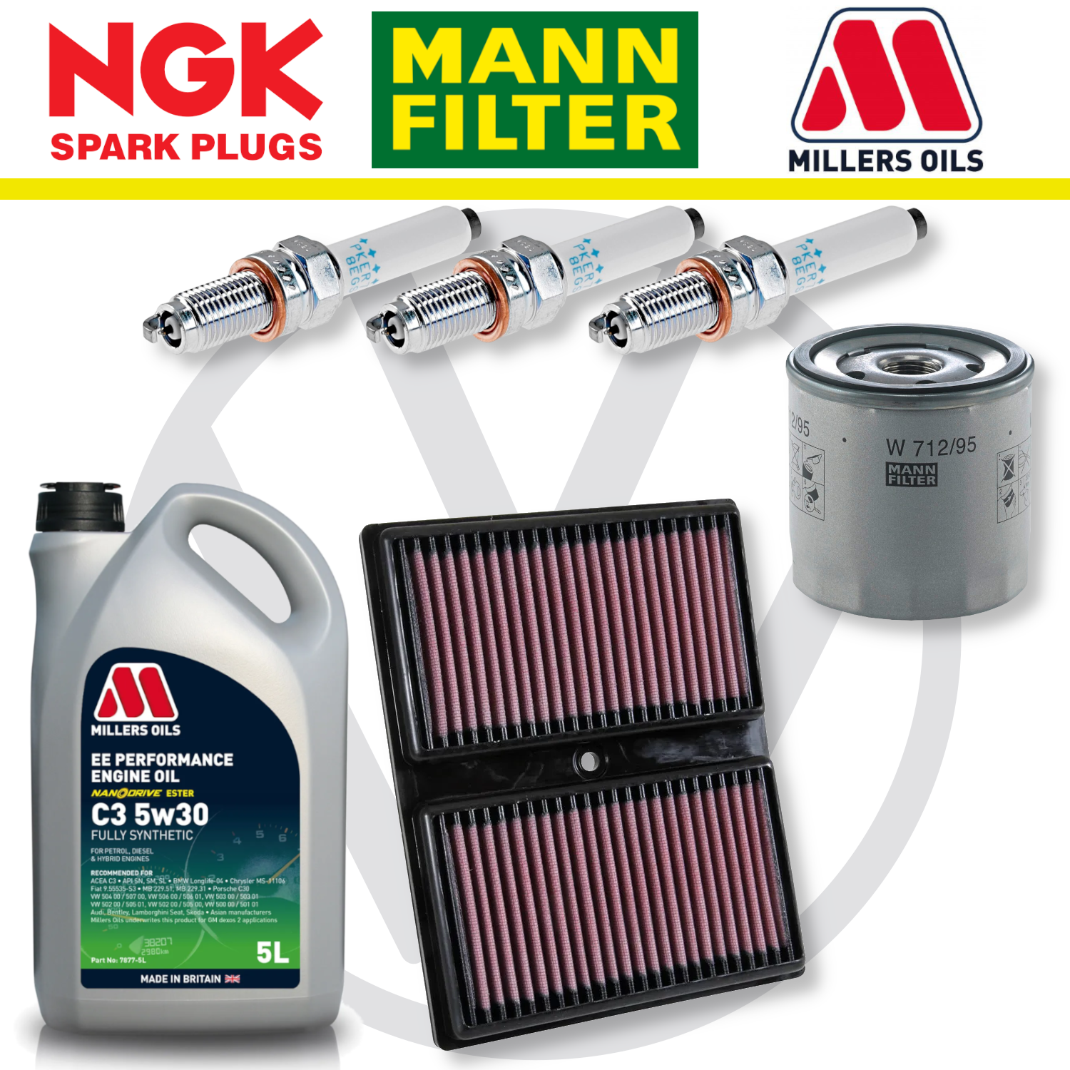 VW Up! GTI Home Service Pack - Millers Oil Premium