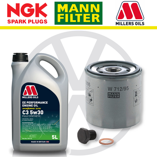 Pack d'entretien à domicile pour VW Up! GTI - Millers Oil Premium