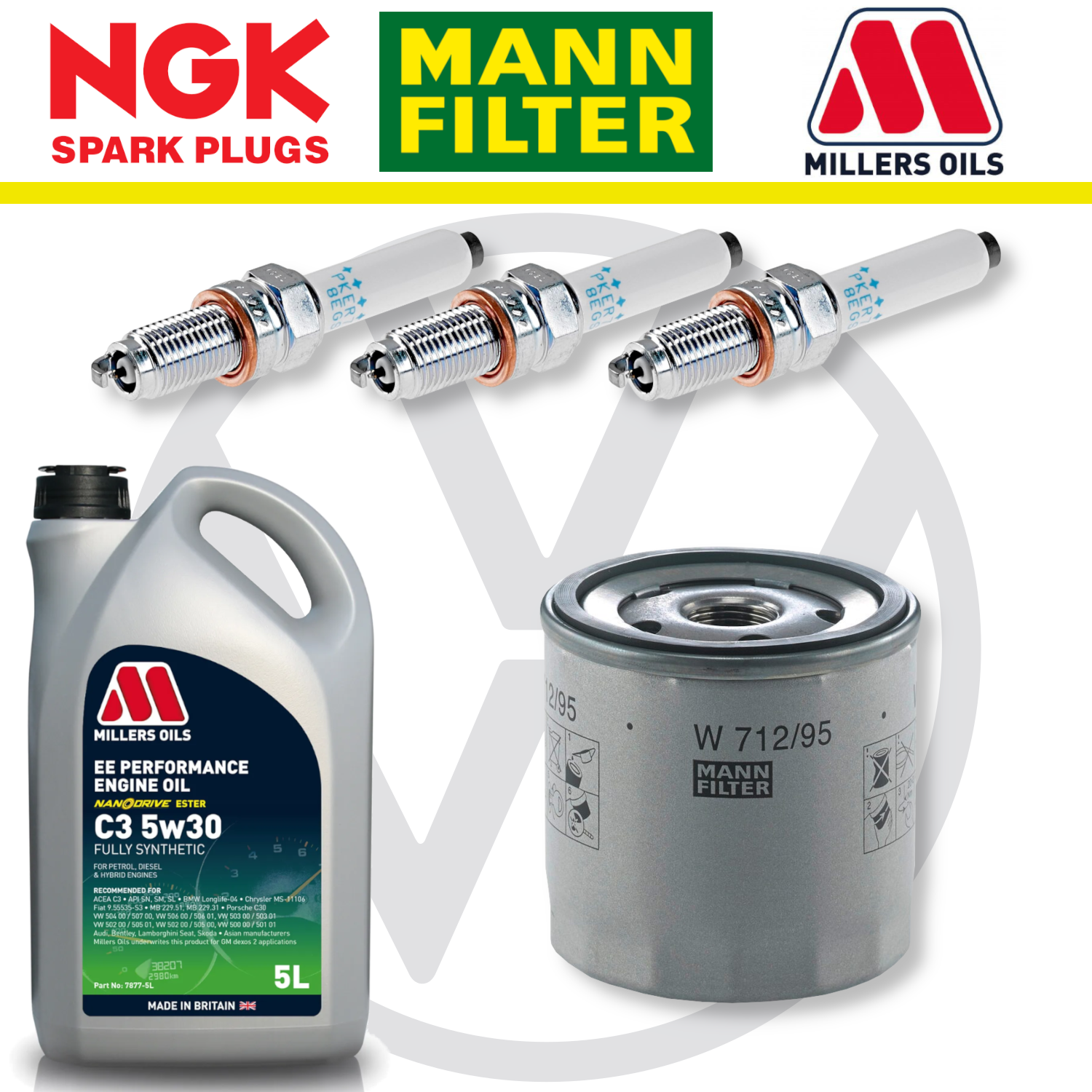 VW Up! GTI Home Service Pack - Millers Oil Premium