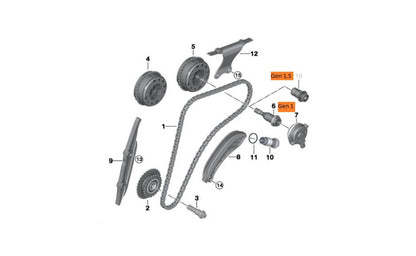 Kelford Cams B58 (Gen 2) Stage 3 Camshafts 288/288