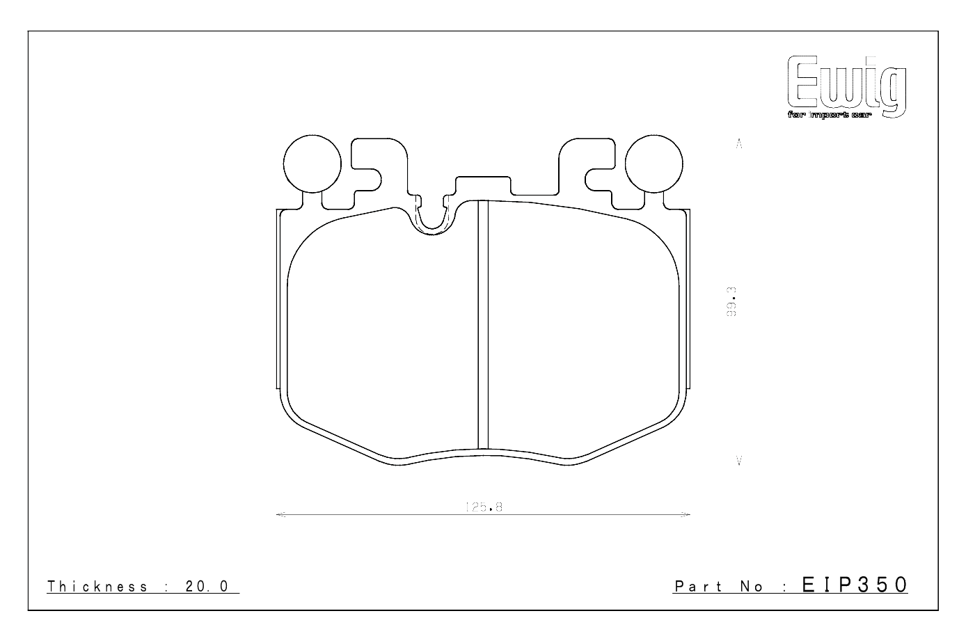 Endless MX72+ BMW Z4 M40i G29 Front Performance Brake Pads