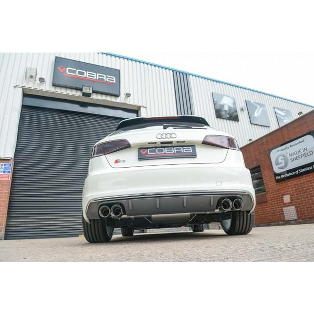 Cobra Sport Audi S3 (8V) 5-DOOR SPORTBACK (Non-Valved) (13-17) Turbo Back Performance Exhaust