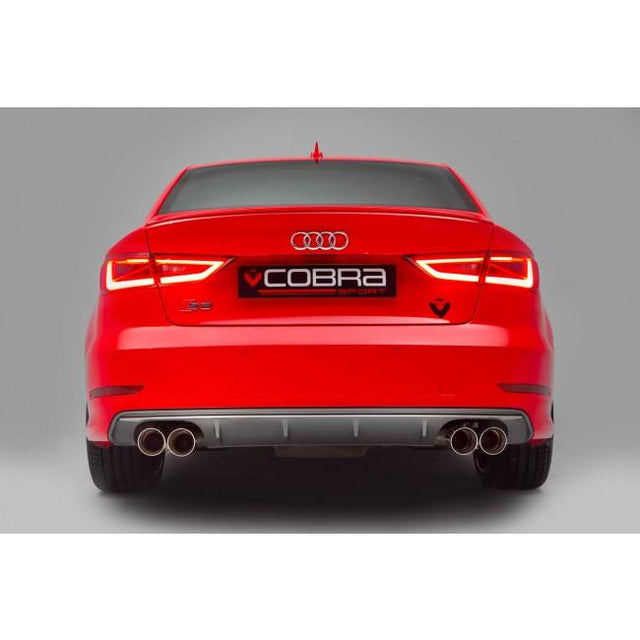 Cobra Sport Audi S3 (8V) Saloon (13-18) Valved Cat Back Performance Exhaust