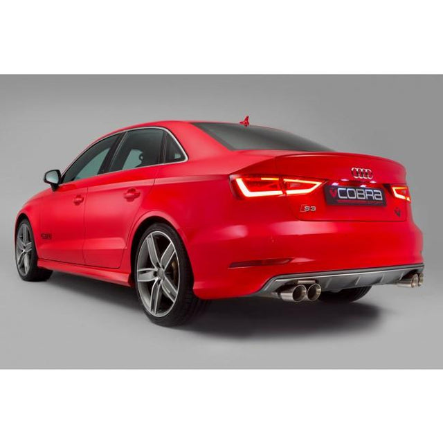 Système d'échappement Cat-Back à soupapes Cobra Sport pour Audi S3 8V Berline (sans FAP) 