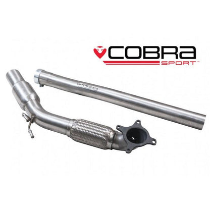 Cobra Sport Audi TTS (Mk2) Quattro Front Downpipe Sports Cat / De-Cat Performance Exhaust