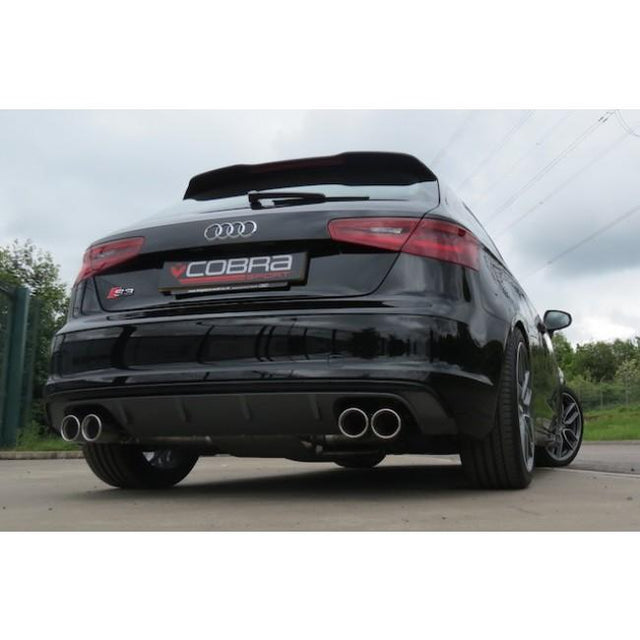 Système d'échappement Cobra Sport Audi S3 8V 3 portes (sans FAP) Cat-Back sans valve 