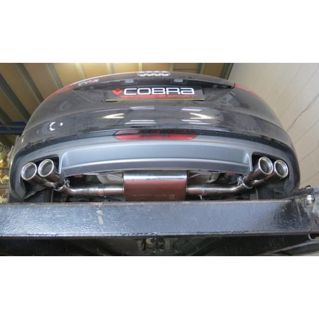 Échappement haute performance Cobra Sport pour Audi TTS (Mk2) Quattro Cat Back 