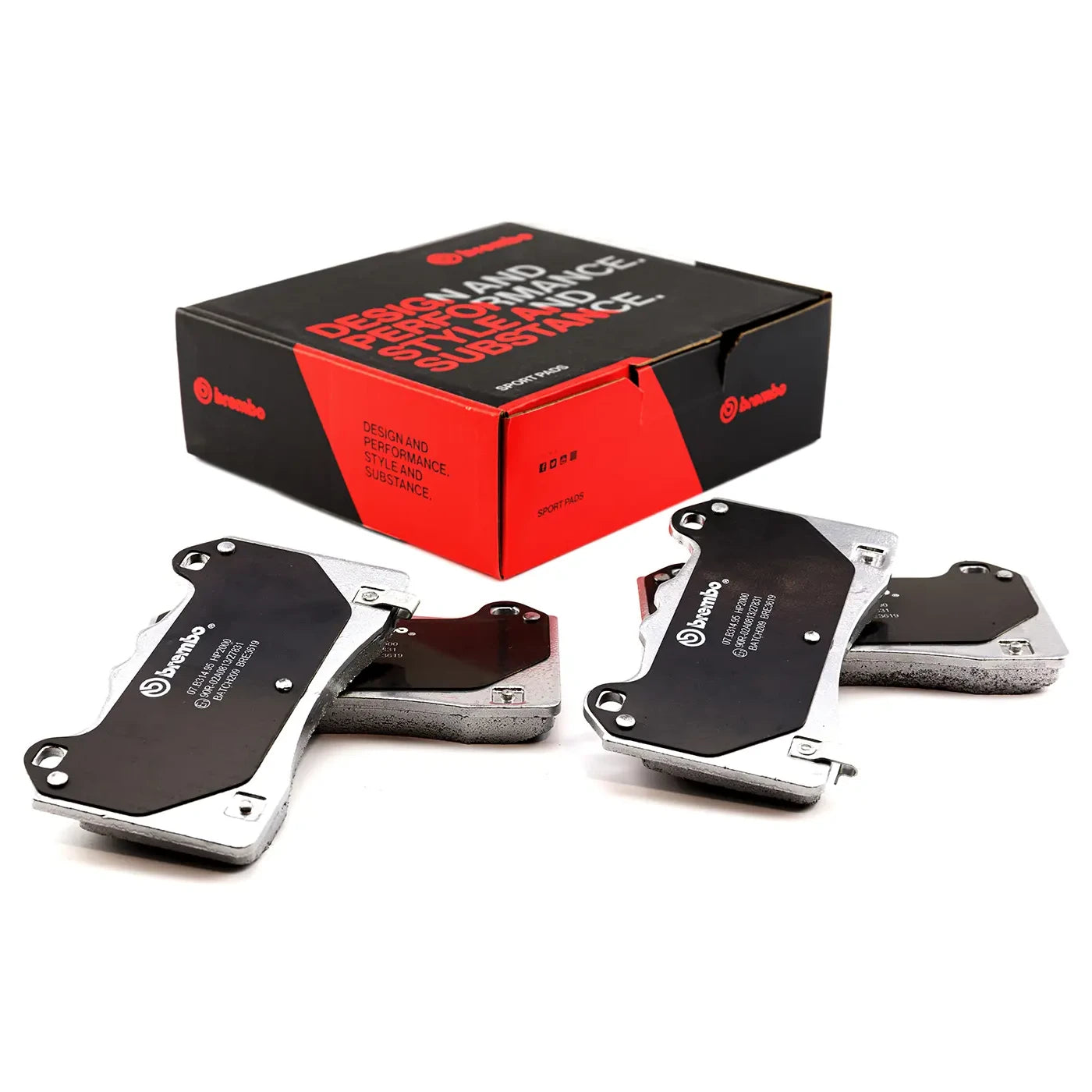 Brembo Sport HP2 Front Brake Pads - 07.B314.95 - Ford Focus RS Mk3