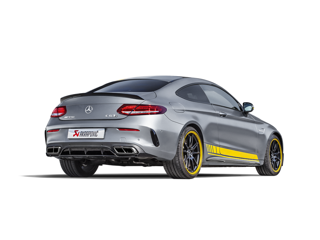 Akrapovic Cat-Back Titanium Exhaust - Mercedes C63 Coupe C205