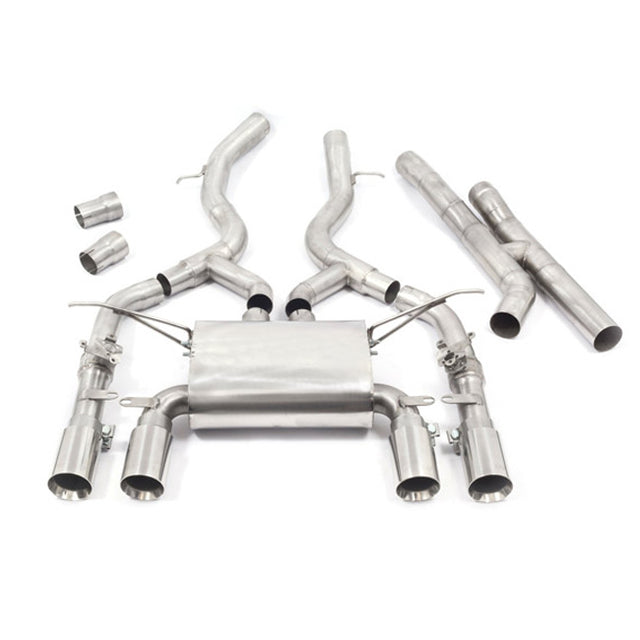 Cobra Sport BMW M3 (F80) & M4 (F82) 3" Valved Secondary Cat Back Performance Exhaust